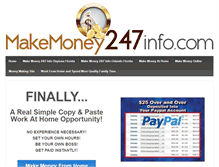 Tablet Screenshot of makemoney247info.com